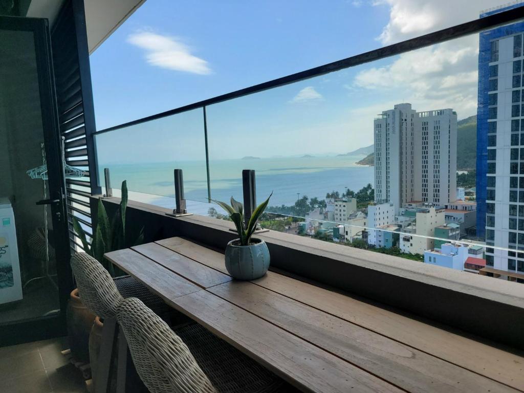 The Sun Beach - Flc Sea Tower Quy Nhon Lägenhet Exteriör bild